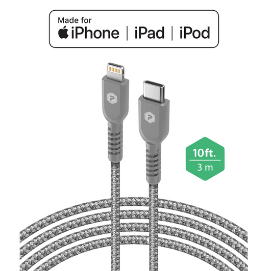 Type C to Lightning 10ft Cable