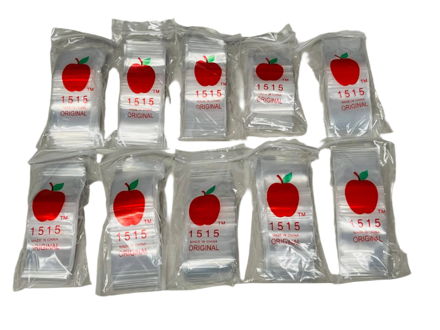 Mini Zip Lock Baggies 1.5" x 1.5" 10 Bundles Of 100 Bags Per Bundle