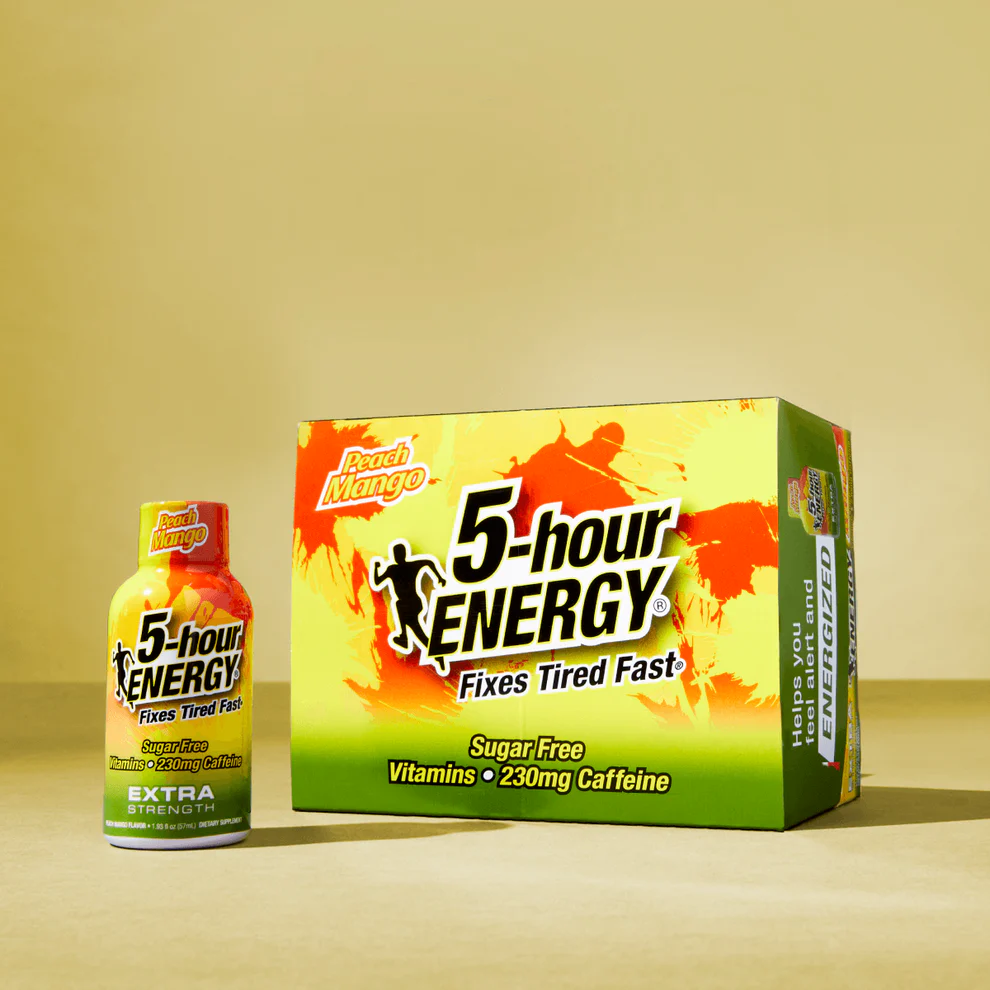 5-Hour Energy Extra Strength Peach Mango 12/box