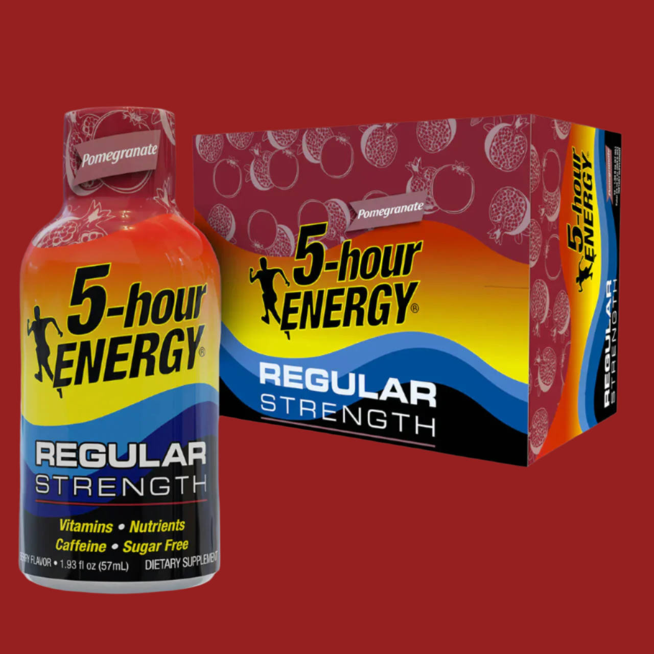 5-Hour Energy Regular Strength Pomegranate  12/box