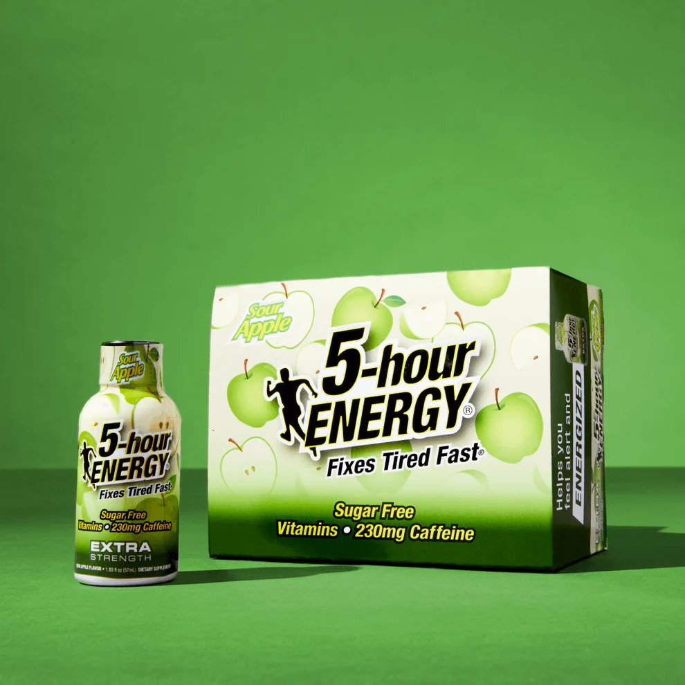 5-Hour Energy Extra Strength Sour Apple 12/box