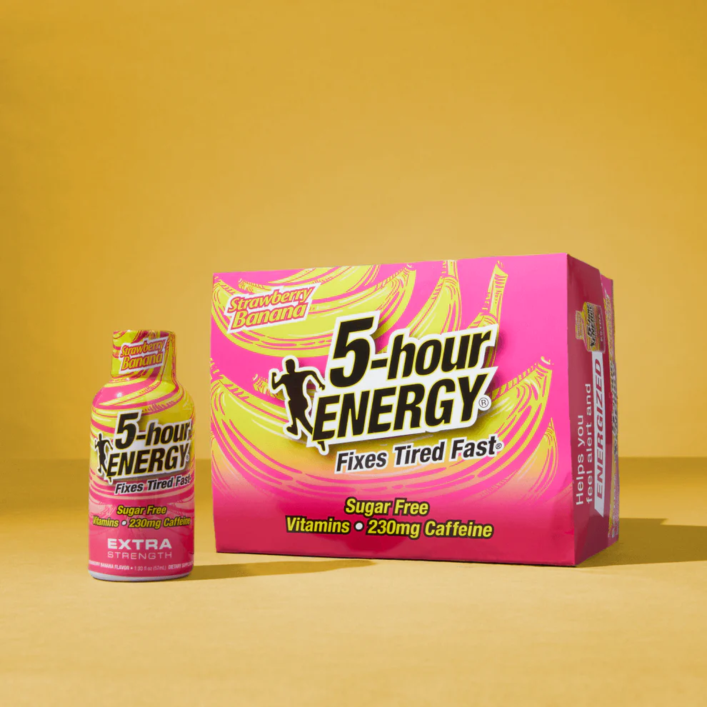 5-Hour Energy Extra Strength Strawberry Banana 12/box