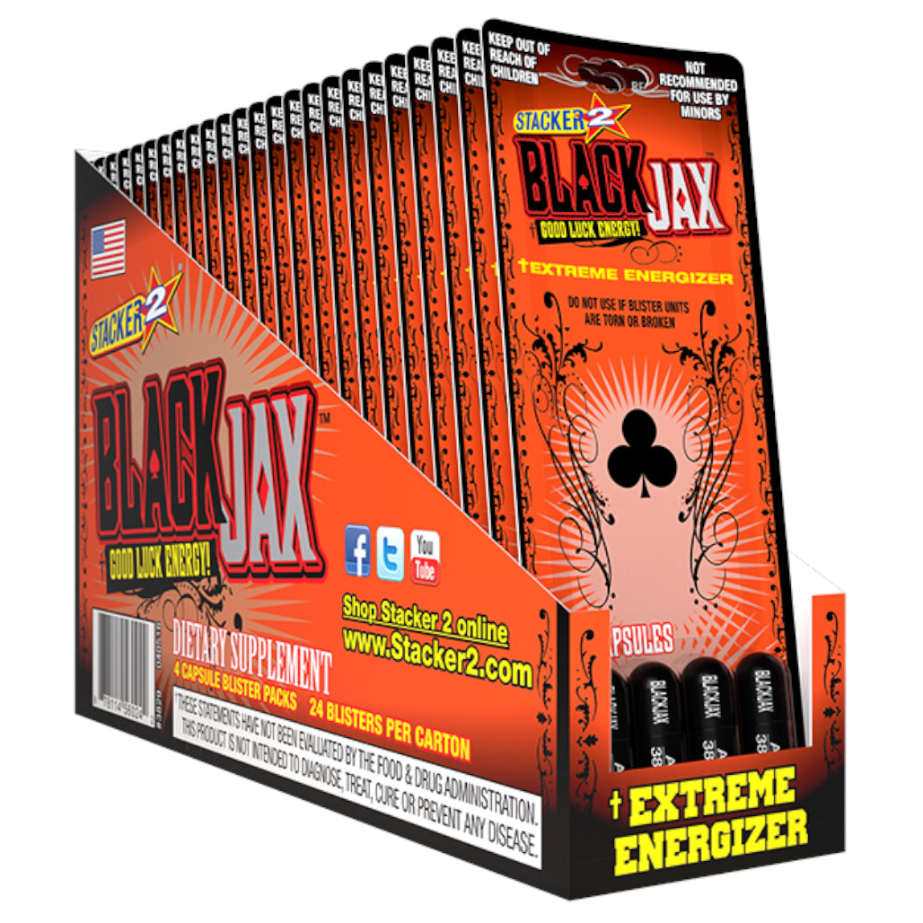 Black Jax Energy Pill 4's 24/bx