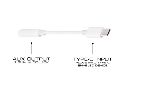 Type C Adapter to Aux (headphone Jax) 6/bx