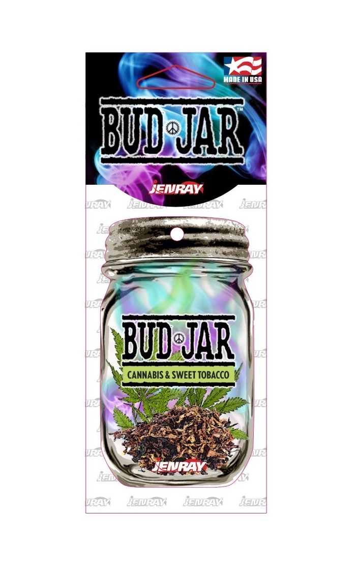 Marijuana Bud Jar Car Air Freshener 12/bx