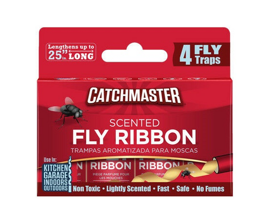 Catchmaster Scented Fly Ribbon 4pk, 24/display