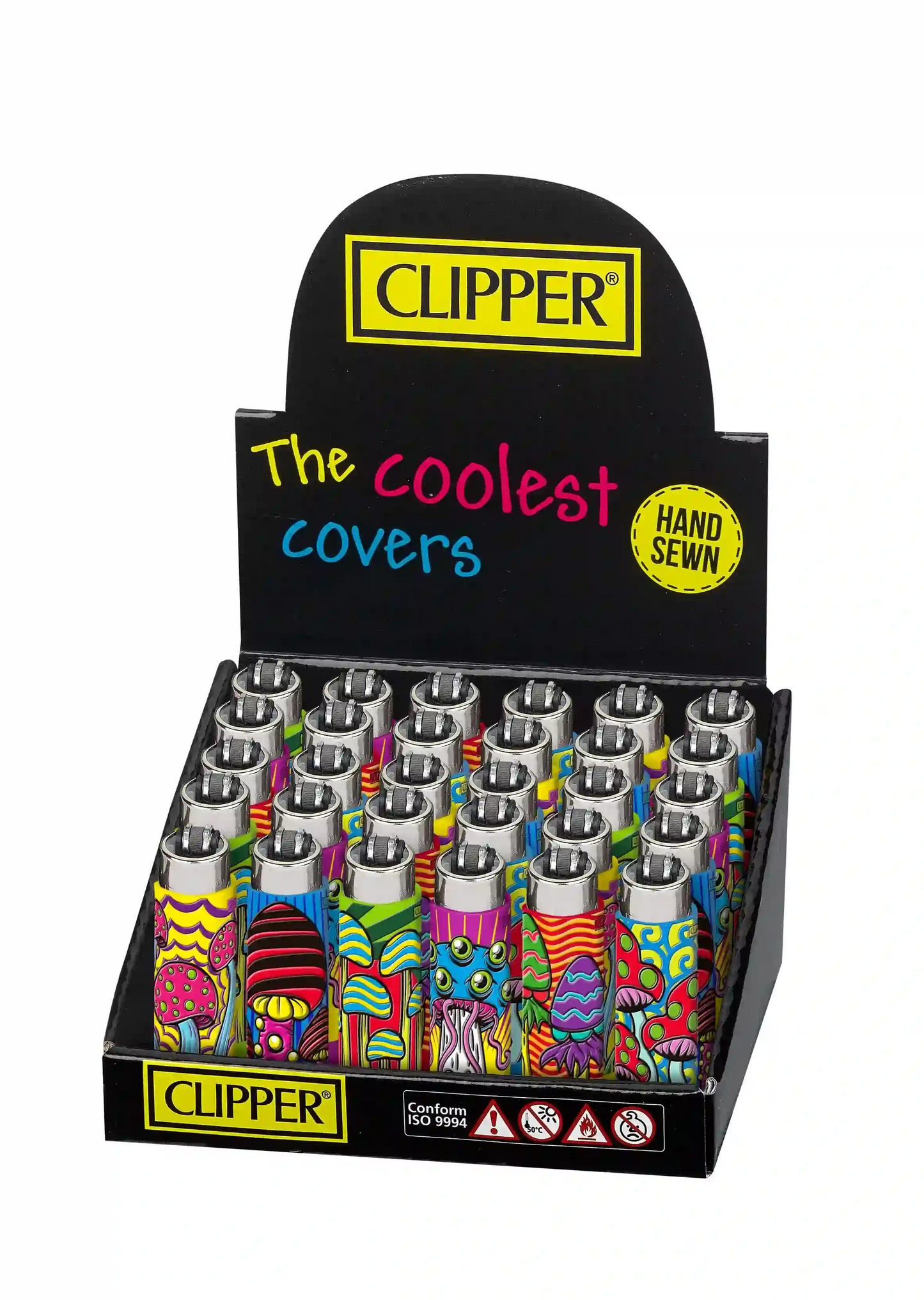 Clipper Mushroom POP Cover Lighters 30/tray