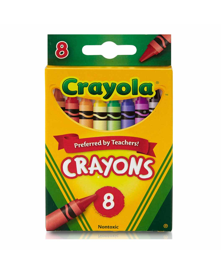 Crayola Crayons 8ct 12/bx