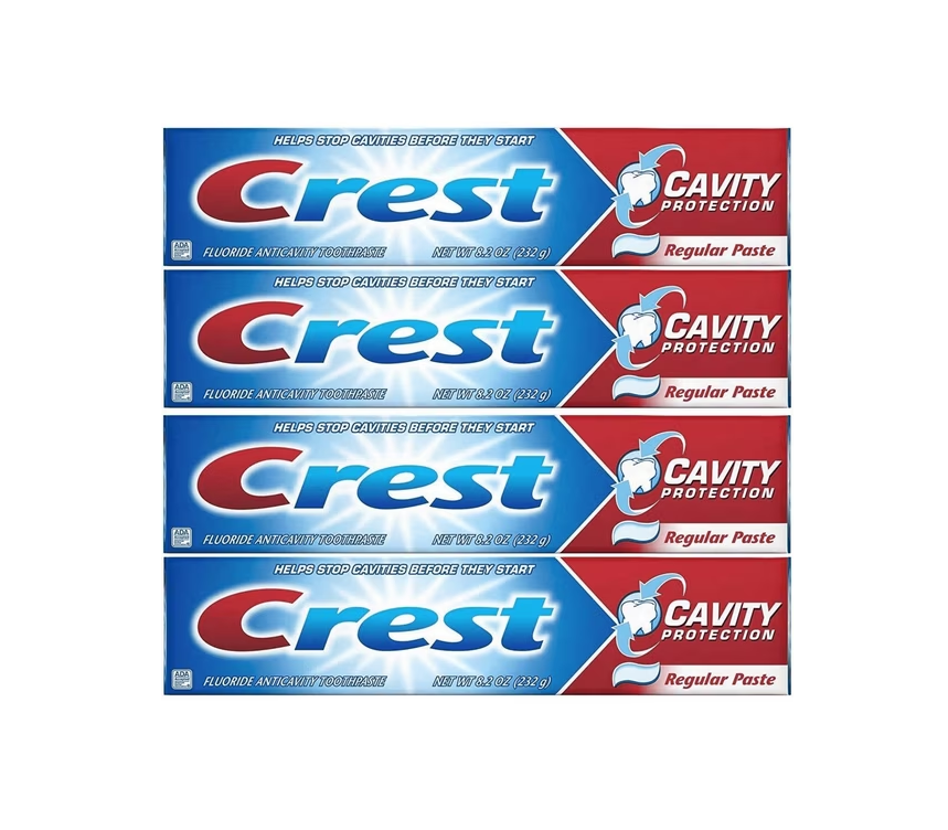 Crest Reg Toothpaste 8.2oz 4pk