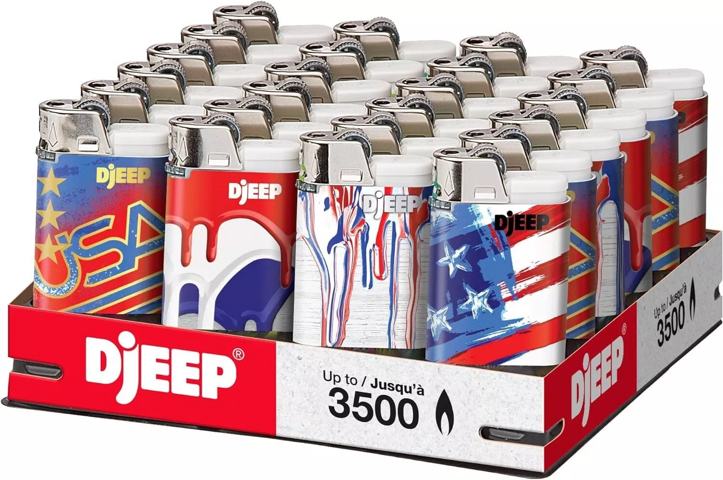 wholesale Djeep Americana Lighter 24/tray
