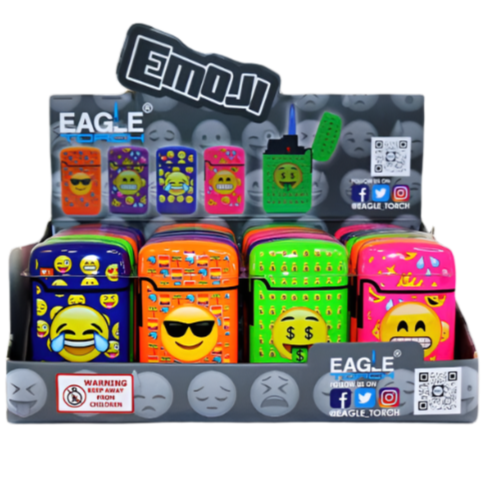 wholesale Eagle Emoji Torch Lighters 20/bx