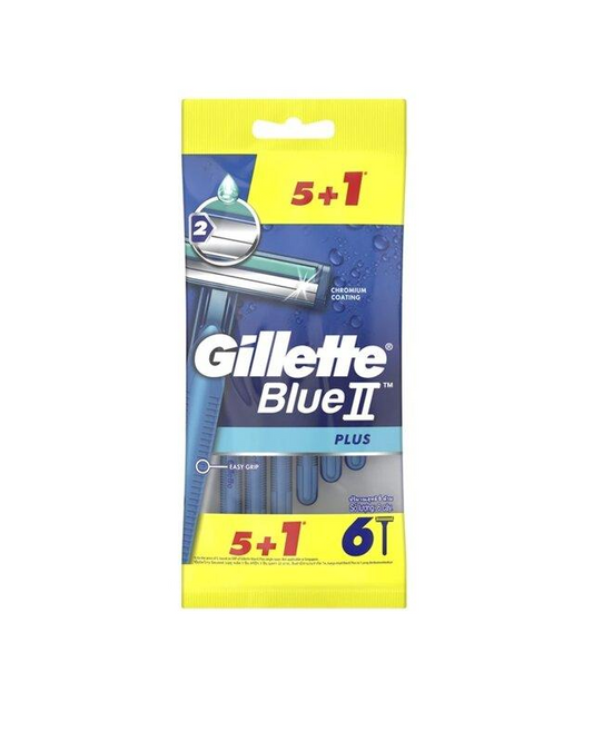 Gillette Blue Disposable Razors 6ct 12/bx