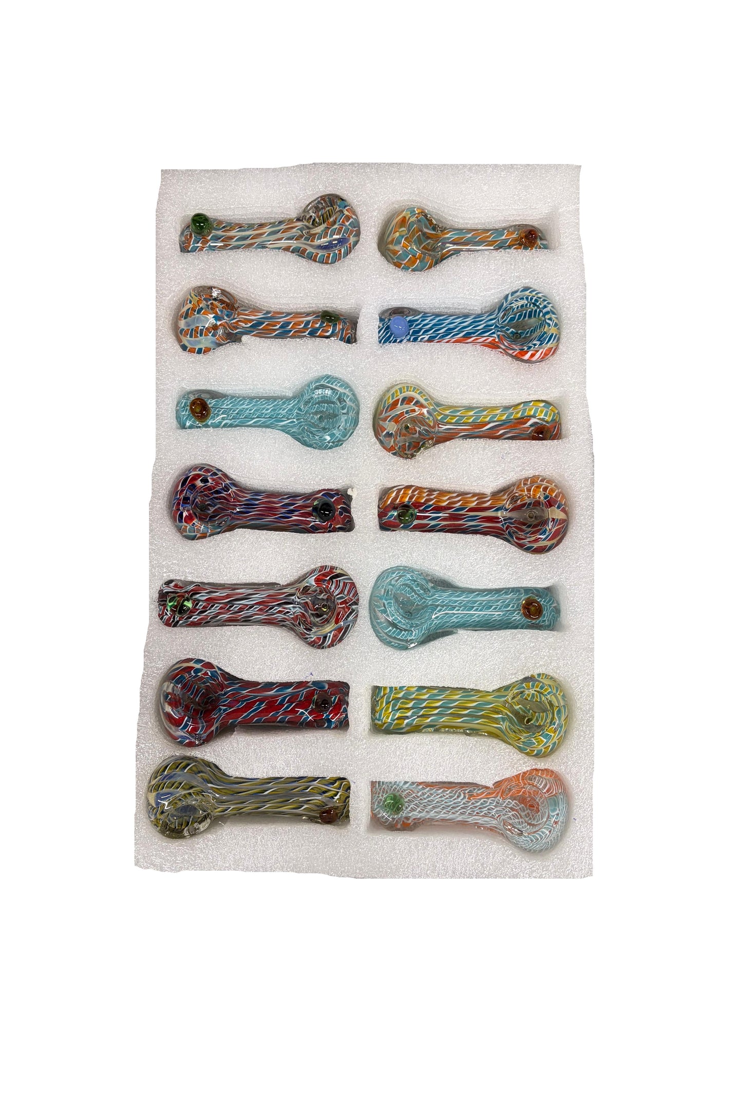 Glass Hand Pipes 3.5" 14/bx