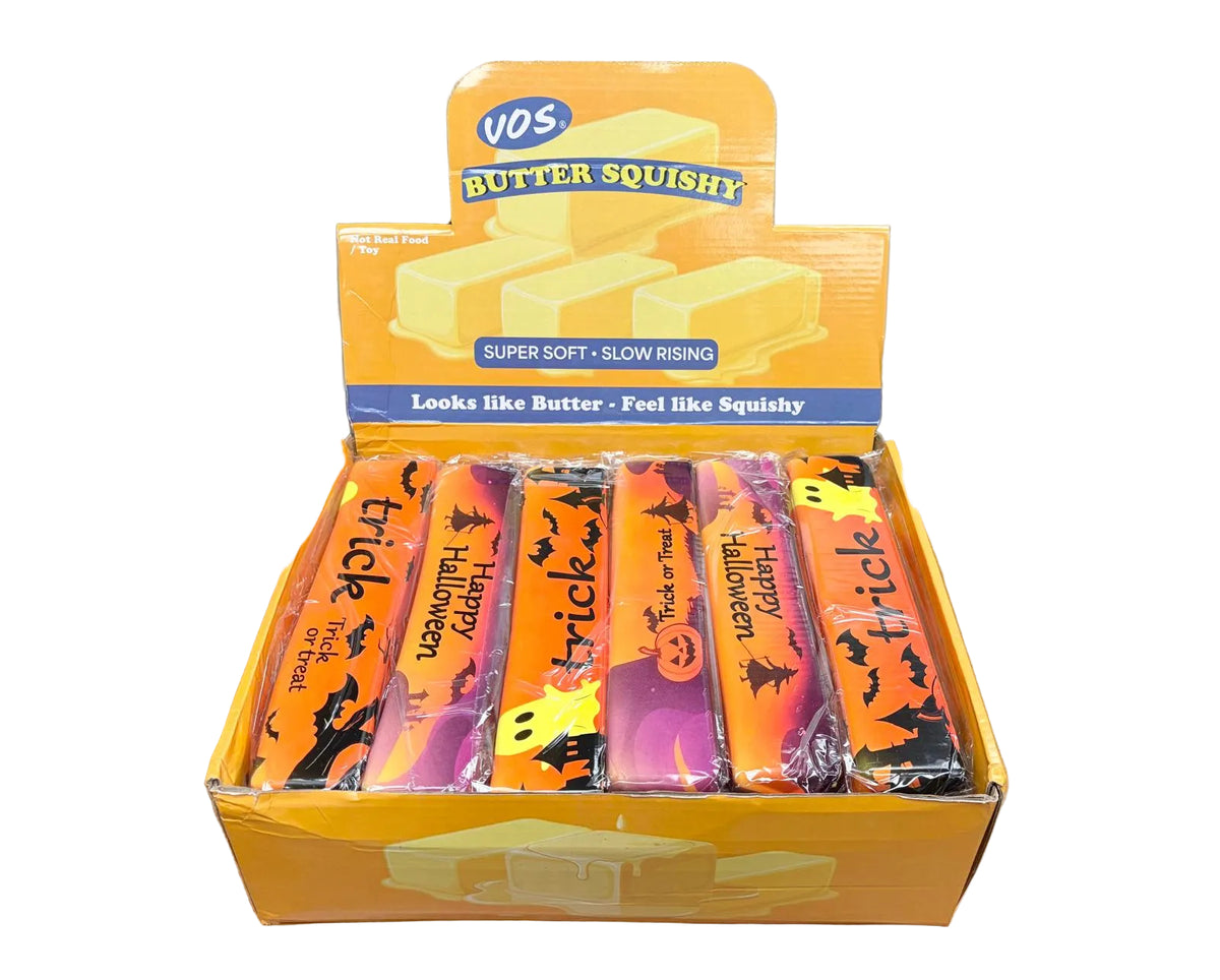 Halloween 9 inch squish butter toy 12/bx