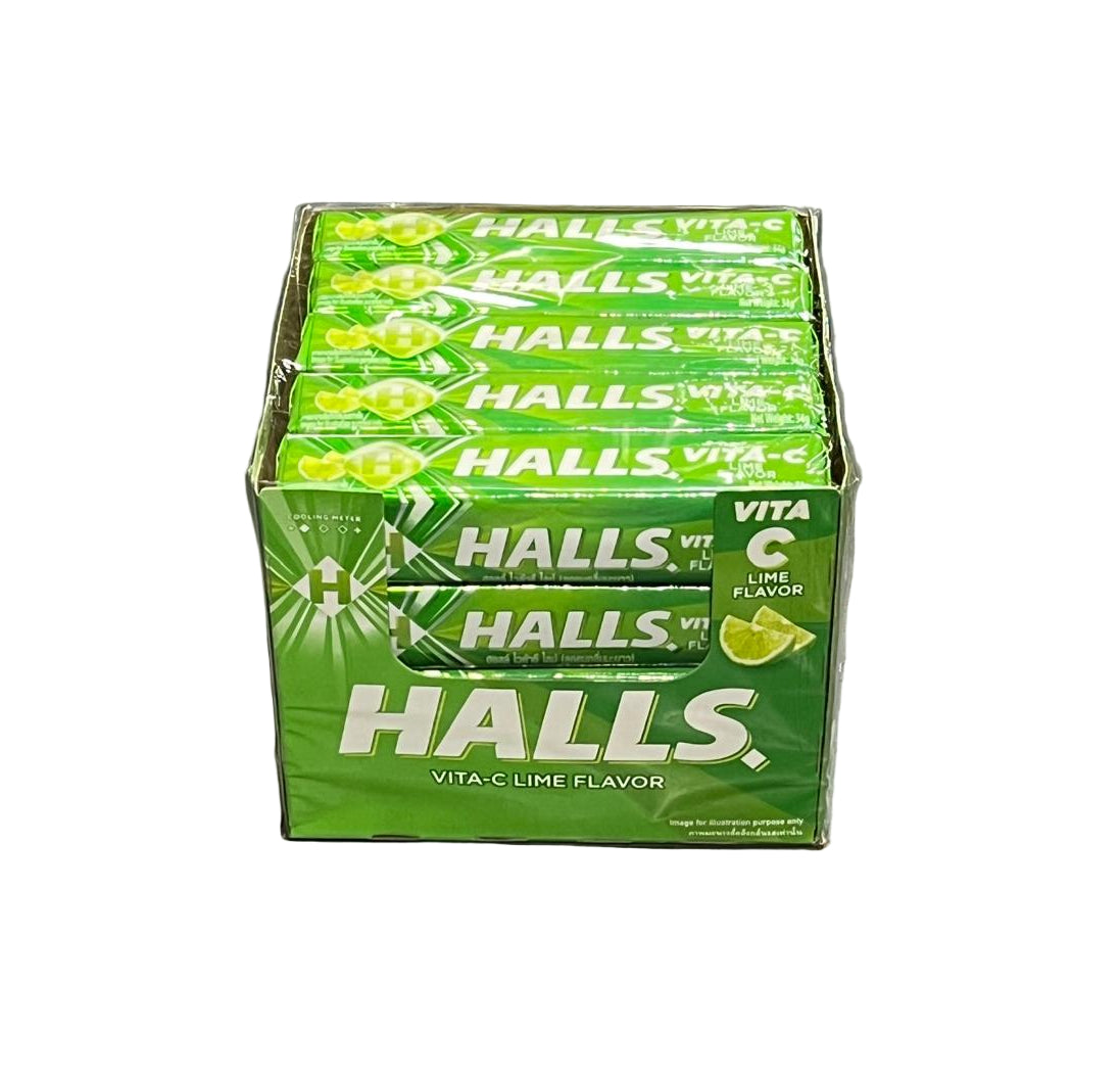 Halls Vitamin-C Lime Cough Drops 20/ct