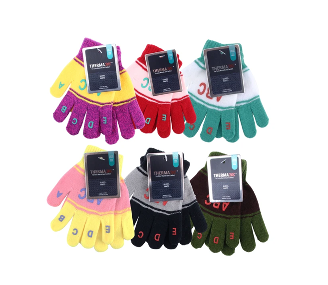 Kid ABC Winter Gloves 12/bx