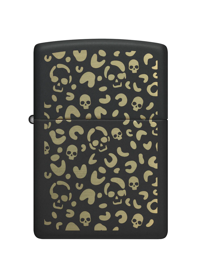 Zippo Leopard Skulls Design #47001