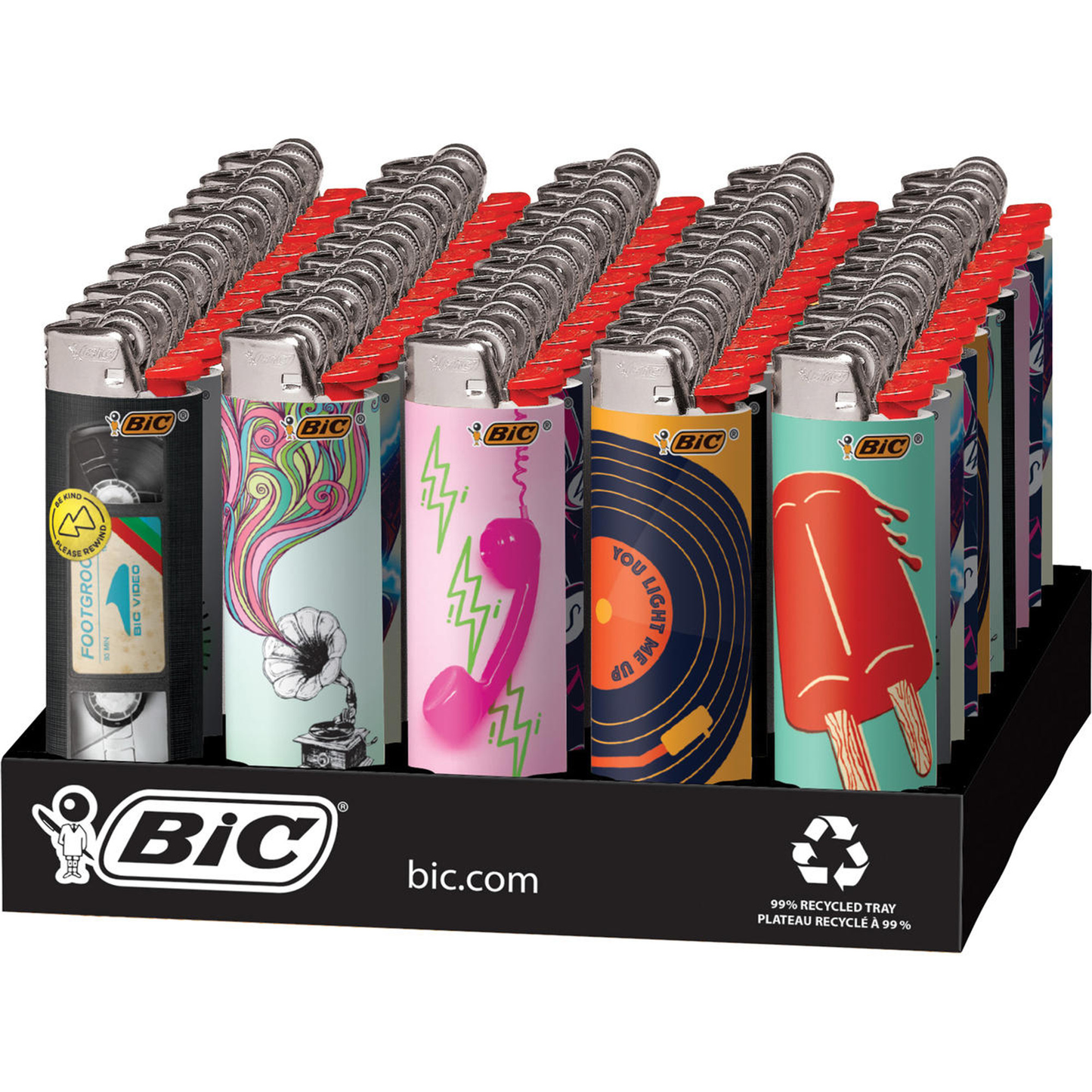Bic Nostalgia Lighters 50ct