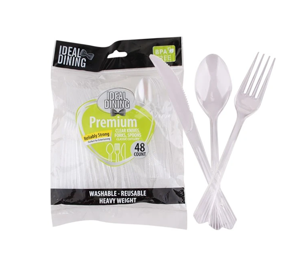 Plastic Cutlery Combo 48ct 12/bx