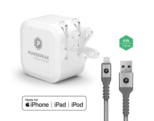 Rapid Wall Charger With 6ft Lightning Cable