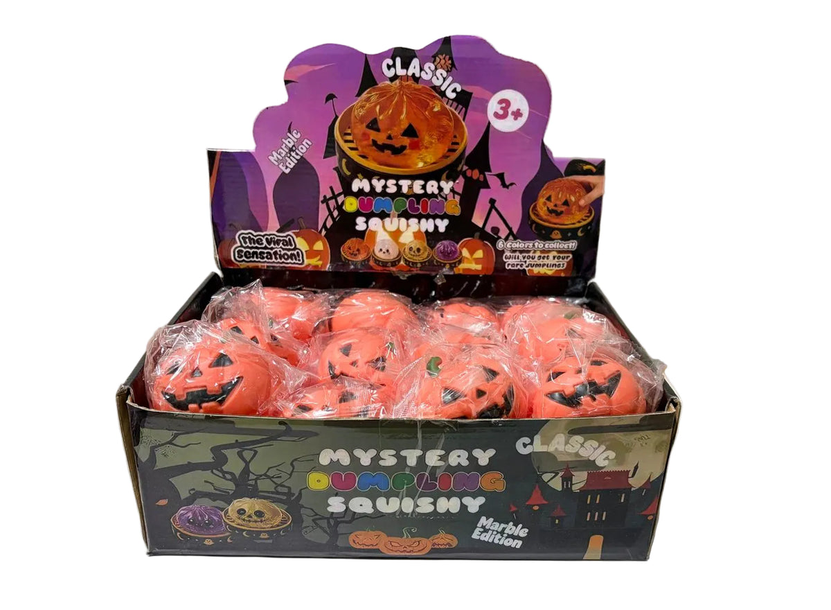 Spooky Pumpkin Squishy Toy 24/bx