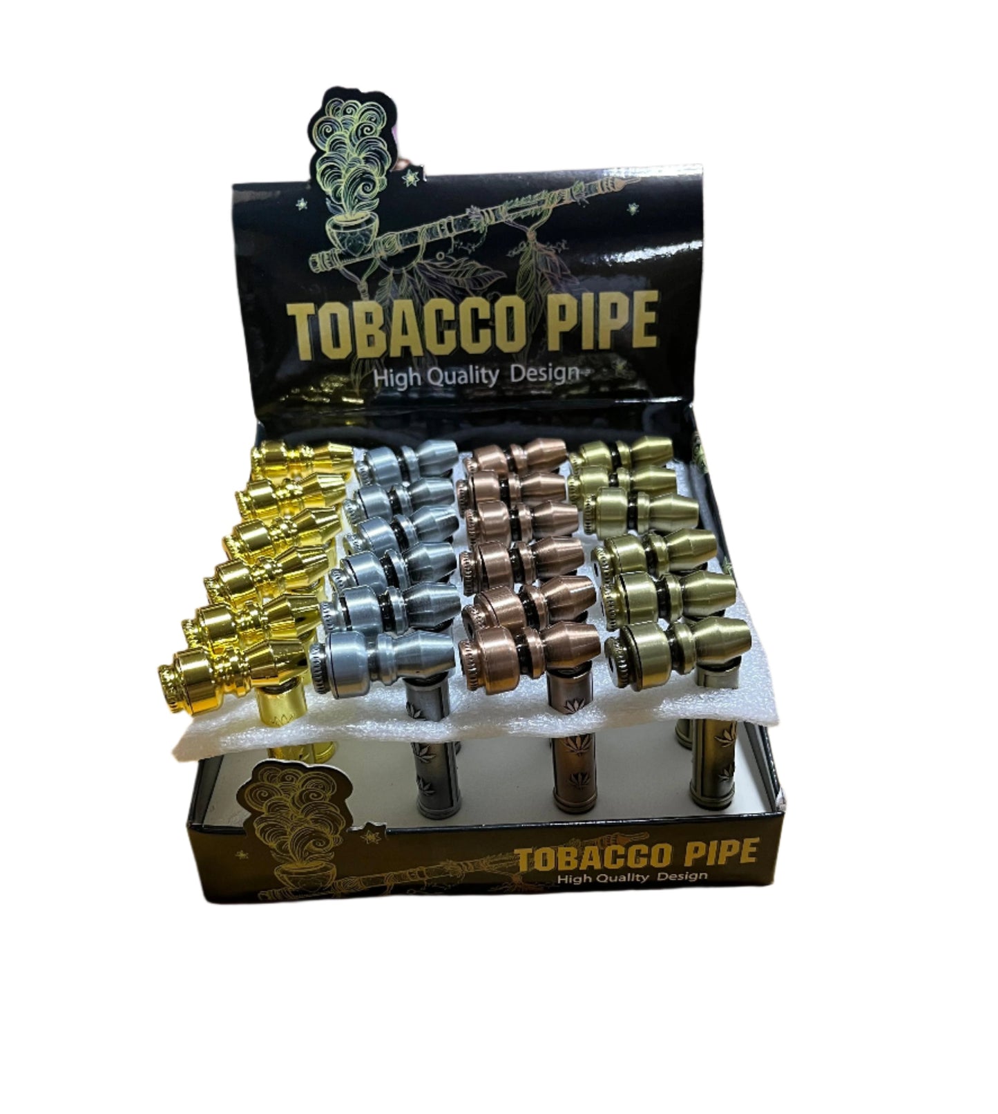 Tobacco Metal Pipe High Quality Design 24/display