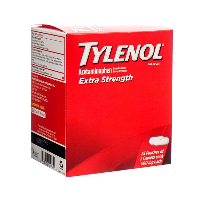 Tylenol Extra Strength 25-2pk