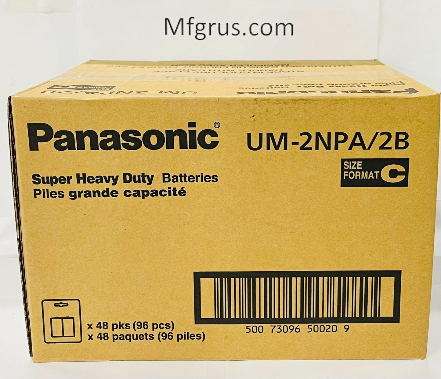 Panasonic Batteries C 2-Pk  12/cards