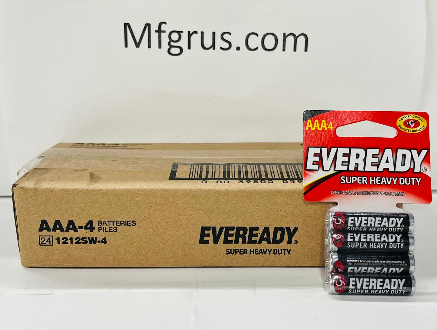 Eveready Batteries AAA 4-Pack 24/cards