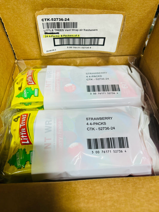 Little Tree Vent Wrap Caribbean Colada 4/bx 16pc