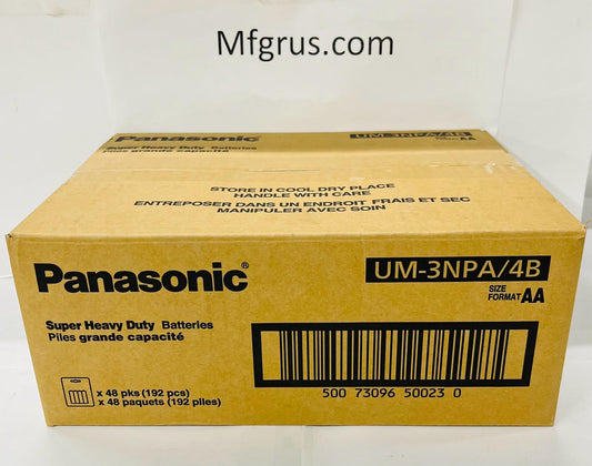 Panasonic Batteries AA 4-Pk 12/cards