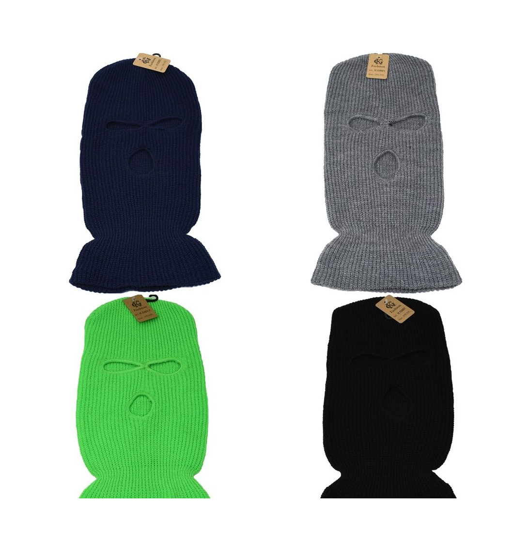 Winter Thin Face Mask Assorted Colors 12/bx