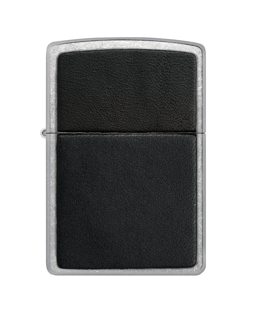 Zippo Black Leather Emblem #46778