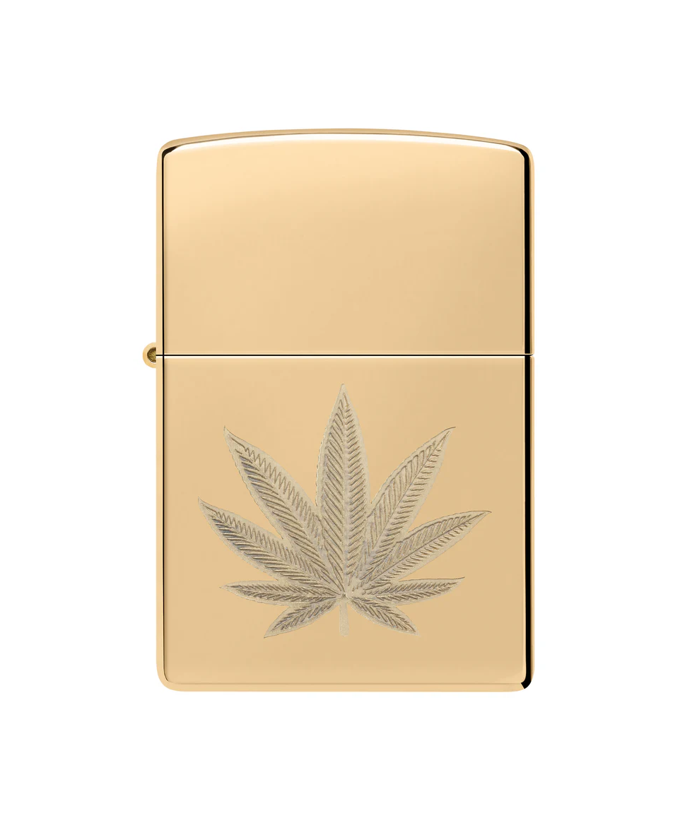 Zippo Cannabis Leaf Design #46560
