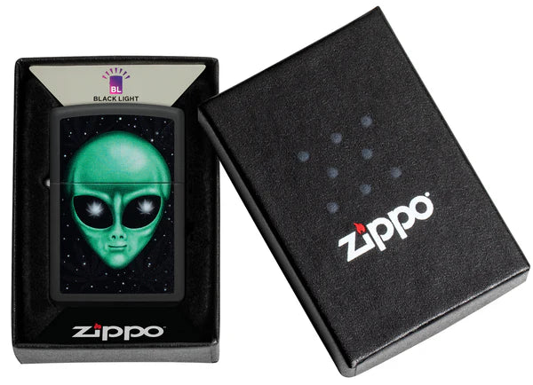 Zippo Alien Leaf Design #46708