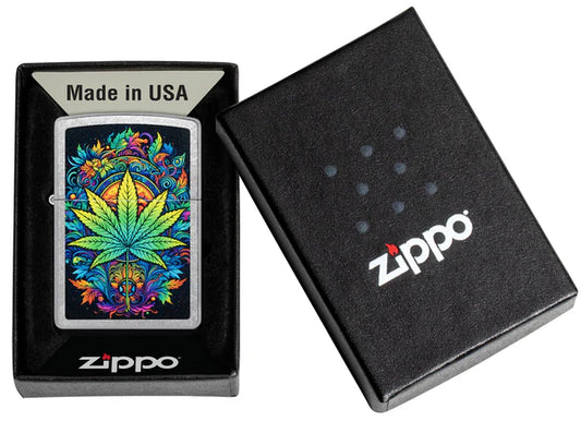 Zippo Captivating Cannabis Design #46575