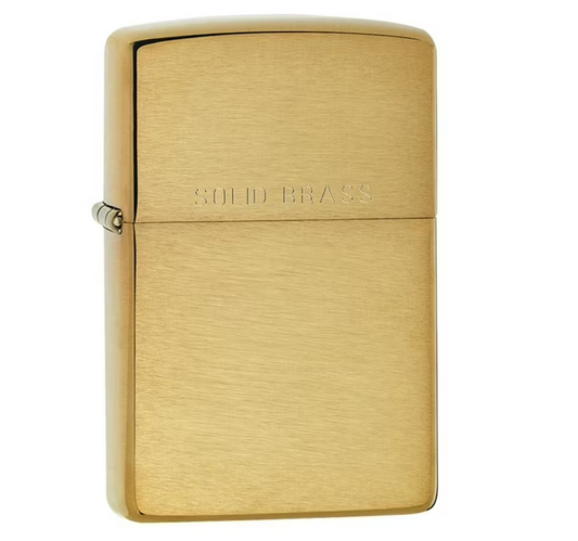 Zippo brushed brass #204