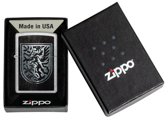 Zippo Dragon Shield Design #48730