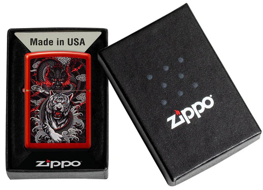 Zippo Dragon Tiger Design #48933