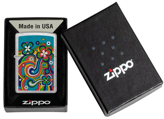 Zippo Flower Power Design #48579