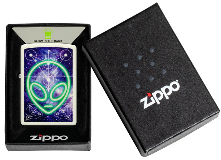 Zippo Glowing Alien Design #46288