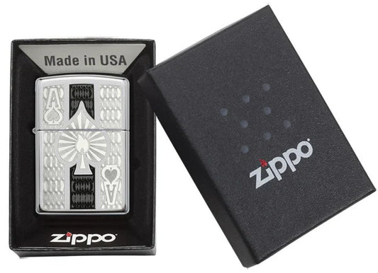 Zippo Intricate Spade Design #24196