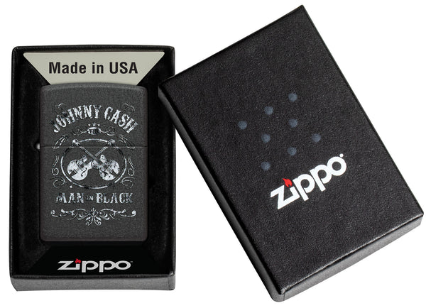 Zippo Johnny Cash Man in Black Design #48989