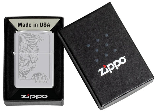Zippo Mohawk Skull Design #46426