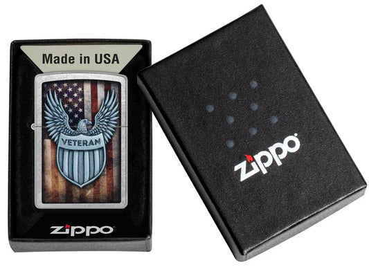 Zippo Veteran Crest Design #46824