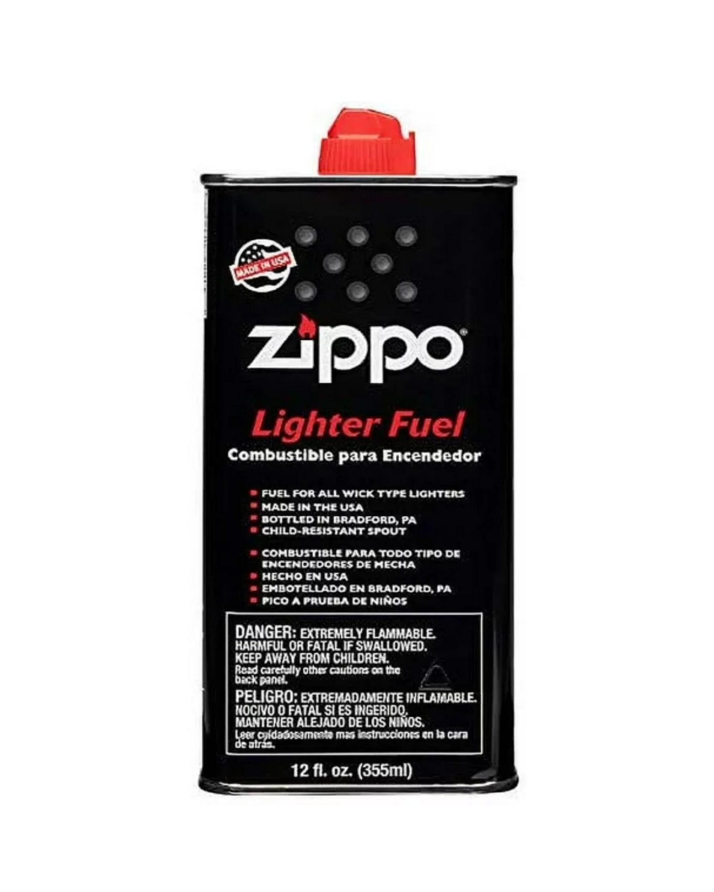 wholesale Zippo Lighter Fluid 12oz 12/bx