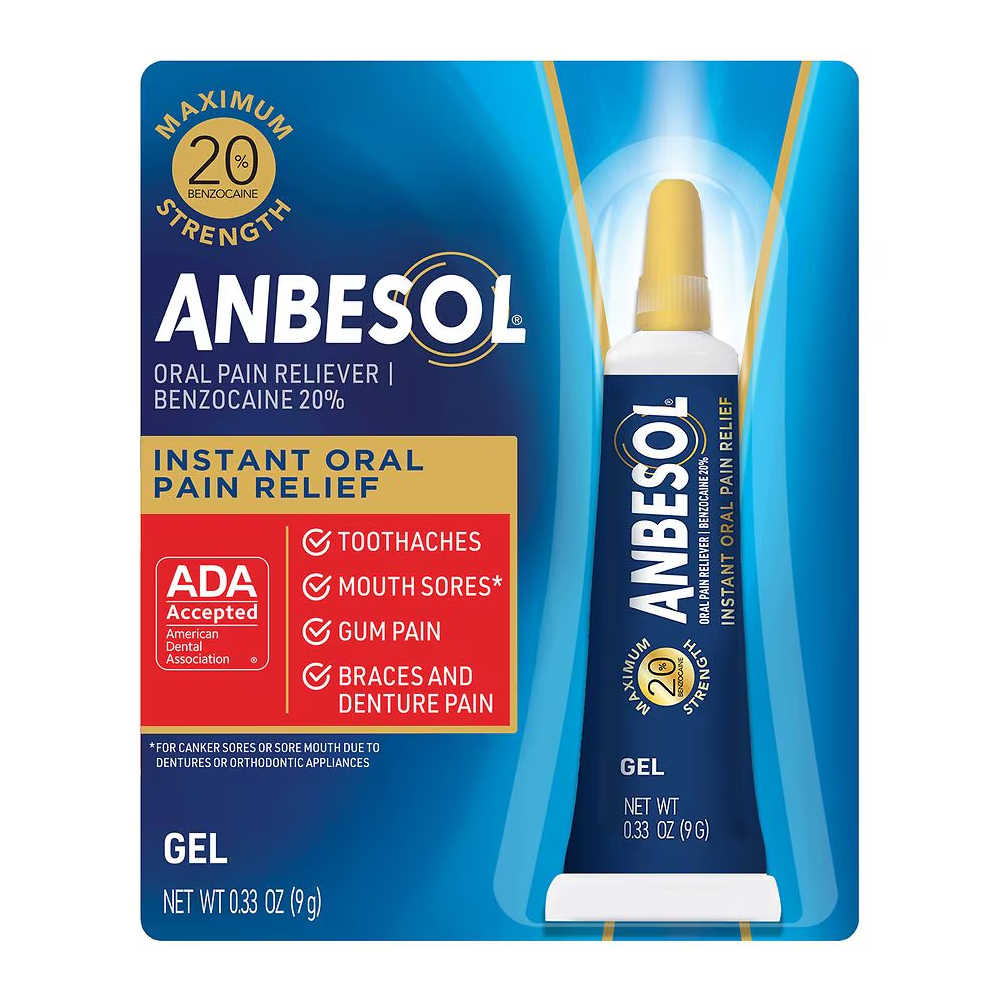 Anbesol Maximum Strength Gel .33oz 6/bx