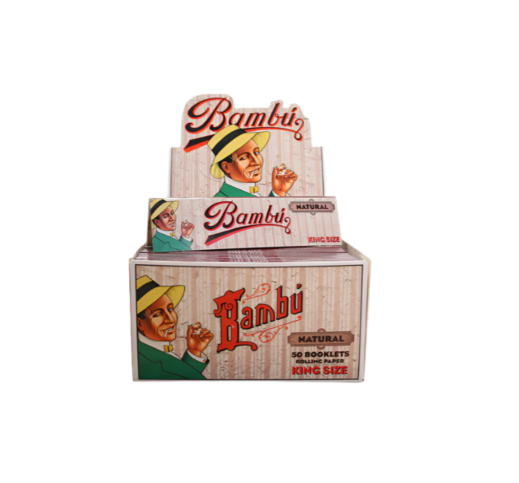 Bambu Cigarette Paper Natural King Size 50/bx