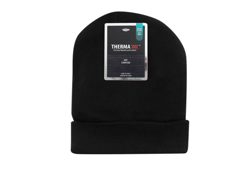 Black Knit Cap 12/Box
