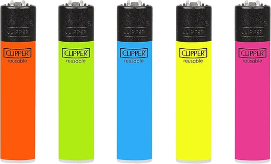 Clipper Neon Color Lighters 48/tray